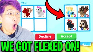 Can We Beat The TRADING ONLY LEGENDARY PETS CHALLENGE In Roblox ADOPT ME!? (ULTRA RARE TRADES!)