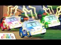 Lightning Strikes! Rescue the Police Cars | Robocar Poli | KIGLE GAMES