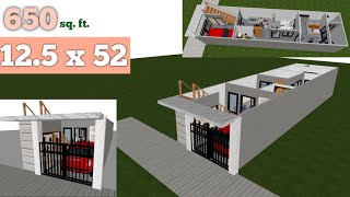 12 5 X50 Best House Plan