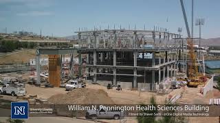 William N. Pennington Health Sciences Building Construction Time Lapse 4K
