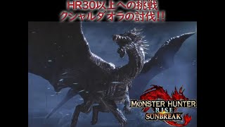 サンブレイク HR30緊急クエスト 「嵐に舞う黒い影」を実況プレイ！！