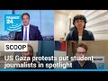 US Gaza protests put student journalists in spotlight • FRANCE 24 English