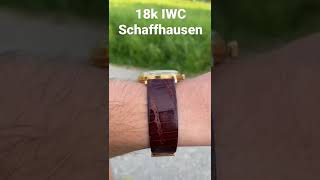 18k gold IWC Schaffhausen *stunning piece*