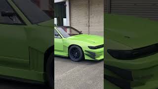 リアからフロントへ〜 s13シルビアグリップ仕様🐸　#s13 #シルビア #旧車 #car