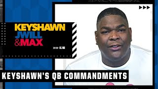 Keyshawn's Quarterback Commandments 🧐 | KJM