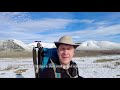 autumn expedition crossing sarek np in sweden s arctic at the end of september