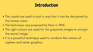 A short Video on visual cryptography by Online Assignment Expert