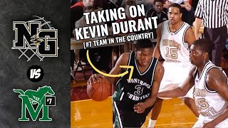 Neumann Goretti Basketball vs. Kevin Durant in High School [Goes to the Buzzer]