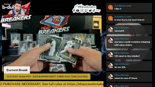 TheHeatBreakers : 12.21.2024 : Break #1117 - 2024 BOWMAN DRAFT JUMBO HALF CASE [2nd Half]