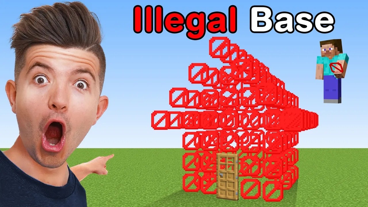 Testing Illegal Secret Bases In Minecraft Youtube