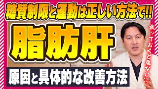 【脂肪肝】脂肪肝の原因と改善方法について解説します