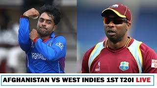 Afghanistan vs West Indies 1st T20I at Lucknow LIVE - 14 Nov 2019