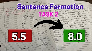 8 Band sentence formation of IELTS writing Task 2 #youtube #ielts