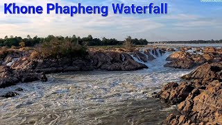 Top 9 in the world, visiting Khone Phapheng waterfall in Laos.