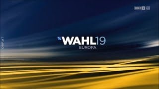 EU-Wahl 2019: ORF2 Urnenergebnis und Hochrechnung