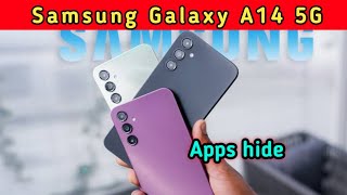How to hide app in Samsung Galaxy A14 5G,  Samsung Galaxy A14 5G hide apps, Samsung Galaxy A14 5G