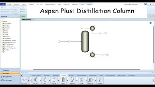 Distillation Column Simulation Using Aspen Plus