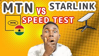 Starlink and MTN Speed Test in Ghana -  Which one downloads faster in Ghana!! 🤯