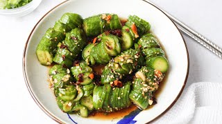 Quick & Refreshing Spicy Asian Cucumber Salad