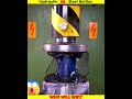 Hydraulic Press Vs Stainless  Steel Bottles #shorts #ytshortsindia