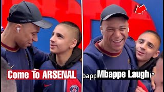 Kylian Mbappe laughs at potential Arsenal transfer