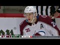 nathan mackinnon toe drags around defender before scoring on cam talbot