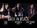 Back In Black (AC/DC); cover by Victoria K, Lucy Gowen, Sina