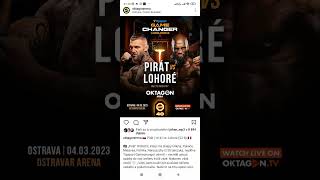 Pirát vs Lohoré v Ostravě na Game Changer.#oktagonmma#legend #mma#piratarmy#pirat#lohore#ostrava🇸🇰🇨🇵