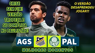 CRISE SEM FIM E VERDÃO SE COMPLICA | Água Santa x Palmeiras | Melhores Momentos | Paulistão 2025