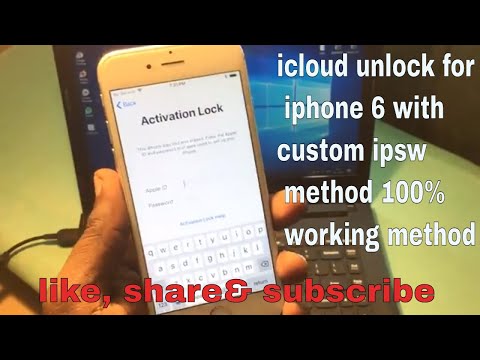 icloud unlock for Iphone 6 with custom firmware method || permanently unlock your iphone || icloud unlock for Iphone 6 with custom firmware method || permanently unlock your iphone ||