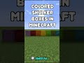 How to make COLORED Shulker Boxes in Minecraft