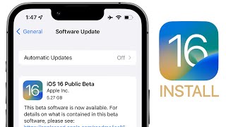 iOS 16 Public Beta Released - How to Install!