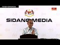 langsung sidang media mingguan menteri komunikasi 22 nov 2024