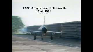 RAAF Mirage Repatriation Flight from Butterworth April 1988