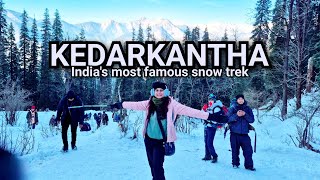 KEDARKANTHA TREK || SNOW TREK #kedarkantha #kedarkanthasummit #kedarkanthatrek #uttarakhand