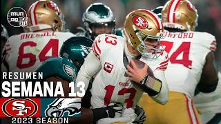 San Francisco 49ers vs. Philadelphia Eagles | Semana 13 NFL 2023 | NFL Highlights Resumen en español