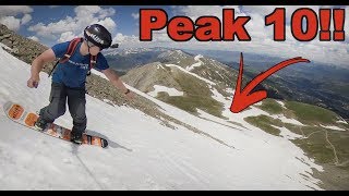 Snowboarding Down Independence Bowl On Peak 10 at Breckenridge! - (Season 3, Day 182)