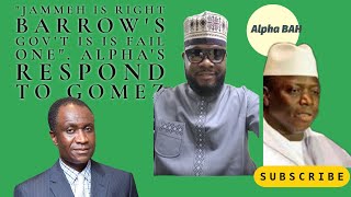 🔥 Alpha Bah's Explosive Response to Henry Gomez on Jammeh's Return! You Won't Believe What He Said!🔥