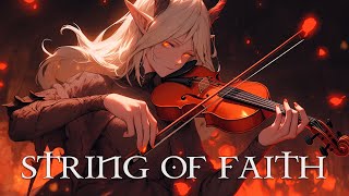 "STRING OF FAITH" Pure Dramatic 🌟 Most Powerful Violin Fierce Orchestral Strings Music