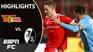 Union Berlin and Freiburg play to a tough draw | Bundesliga Highlights | ESPN FC