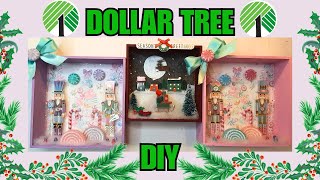 Dollar Tree Shadow Boxes #4: Easy, Cute, and Affordable DIY Christmas Craft