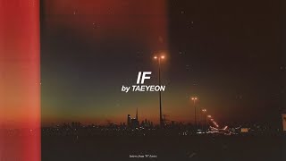 If (English) Lyrics | Taeyeon