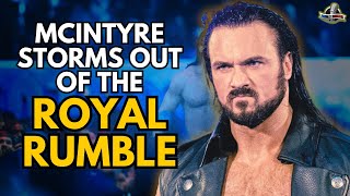 Drew McIntyre STORMS OUT Of The Royal Rumble, FRUSTRATED With \