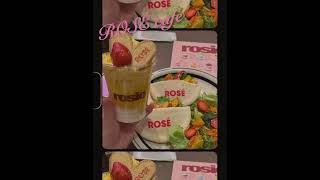 ROSÉ のコラボレーションカフェ！ #ロゼ #blackpink #rosie #apt #渋谷tsutaya #rosé