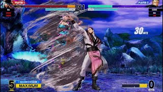 KOF15　ゲーニッツ　上手すぎる…３２Hit８割コンボ　お別れです…