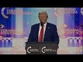 president elect donald trump speaks at turning point s americafest 2024