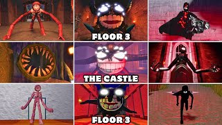 DOORS FLOOR 3 vs THE CASTLE vs P6ul's DOORS FLOOR 3 | ROBLOX