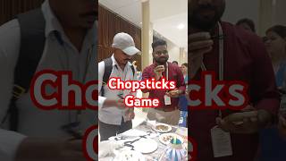 JAPANESE CHOP STICK GAME | KISS UNIVERSITY | କିଏ କେତେ CHANA STICK RE KADIPARIBA