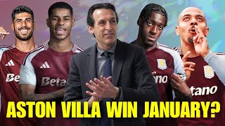 REACTING TO AND GRADING ASTON VILLA'S INSANE JANUARY 2025 TRANSFER WINDOW!! (Rashford and More)