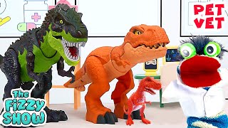 Fizzy The Pet Vet Takes Care Of A Dinosaur Family 🦖❤️‍🩹 | Fun Videos For Kids